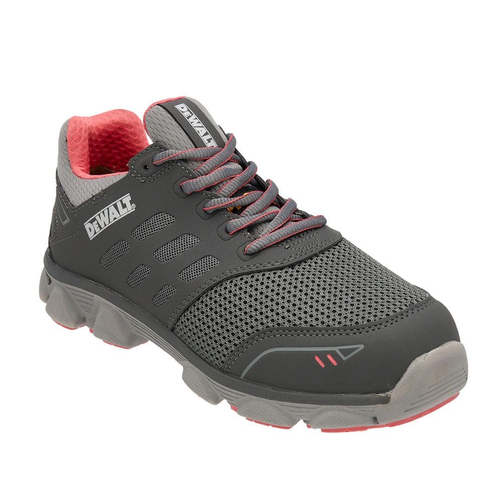 Women's Prism Low Lightweight Athletic Work Safety Shoes Alloy Toe - Grey/Coral Size 7.5 Medium (B) price history on PriceWatchPro