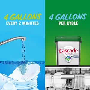Plantinum + Oxi ActionPacs Fresh Scent Dishwasher Detergent (62-Count)