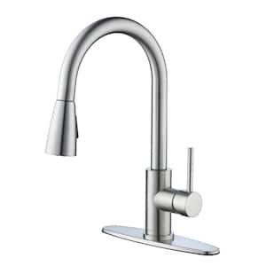 Riverbend Single-Handle Pull Down Sprayer Kitchen Faucet in Stainless Steel