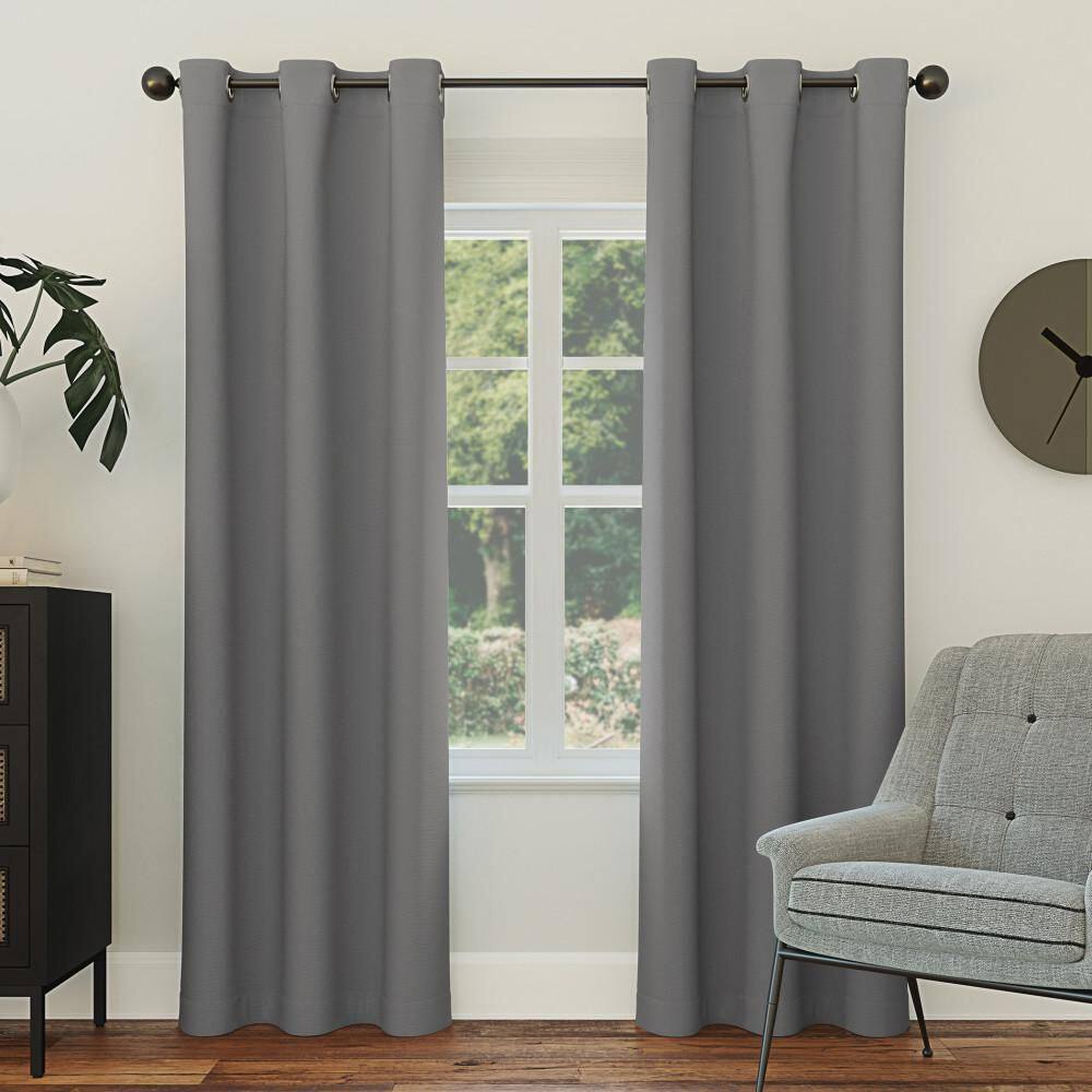 Gavin Energy Saving Gray Layered 40 in. W x 108 in. L Grommet Blackout Curtain (Single Panel) price history on PriceWatchPro