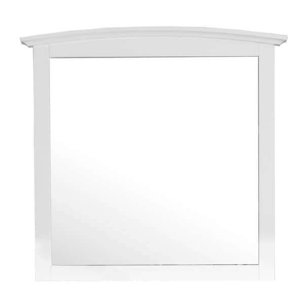 37 in. x 35 in. Classic Rectangle Framed Dresser Mirror