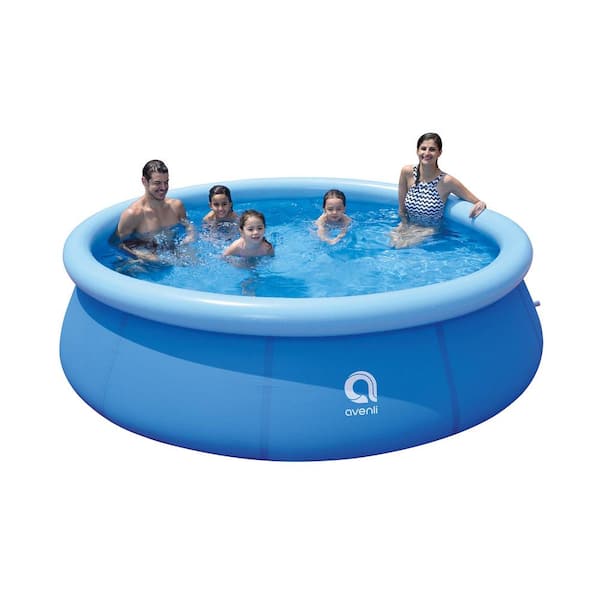 10 ft. Round 30 in. D Inflatable Pool Set (2-Pack)
