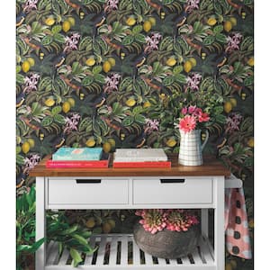 28.29 sq. ft. Tamara Day Mirage Oasis Multicolor Peel and Stick Wallpaper