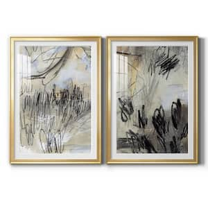 Masked Notes III by Wexford Homes 2 Pieces Framed Abstract Paper Art Print 30.5 in. x 42.5 in. . .