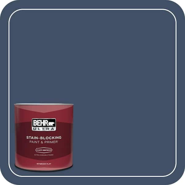 BEHR ULTRA 1 qt. #580F-7 December Eve Extra Durable Flat Interior Paint & Primer