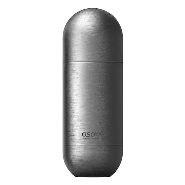 ASOBU 14 oz. Silver Stainless Steel Water Bottle