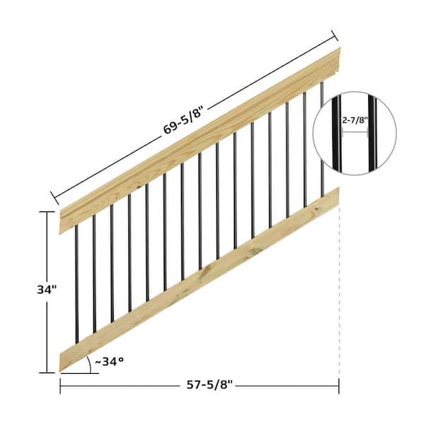 ProWood 34 in. W x 72 in.H Pressure-Treated Southern Yellow Pine