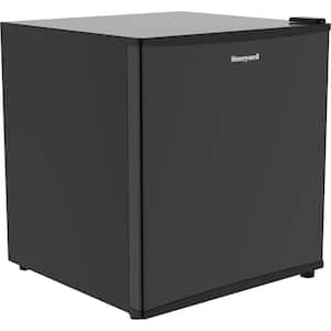 1.6 cu. ft. Compact Refrigerator in Black with Freezer