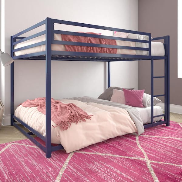 Dhp Mabel Blue Metal Full Over, Blue Metal Bunk Bed