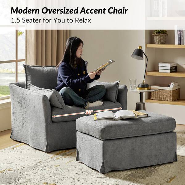 1.5 chair with ottoman discount
