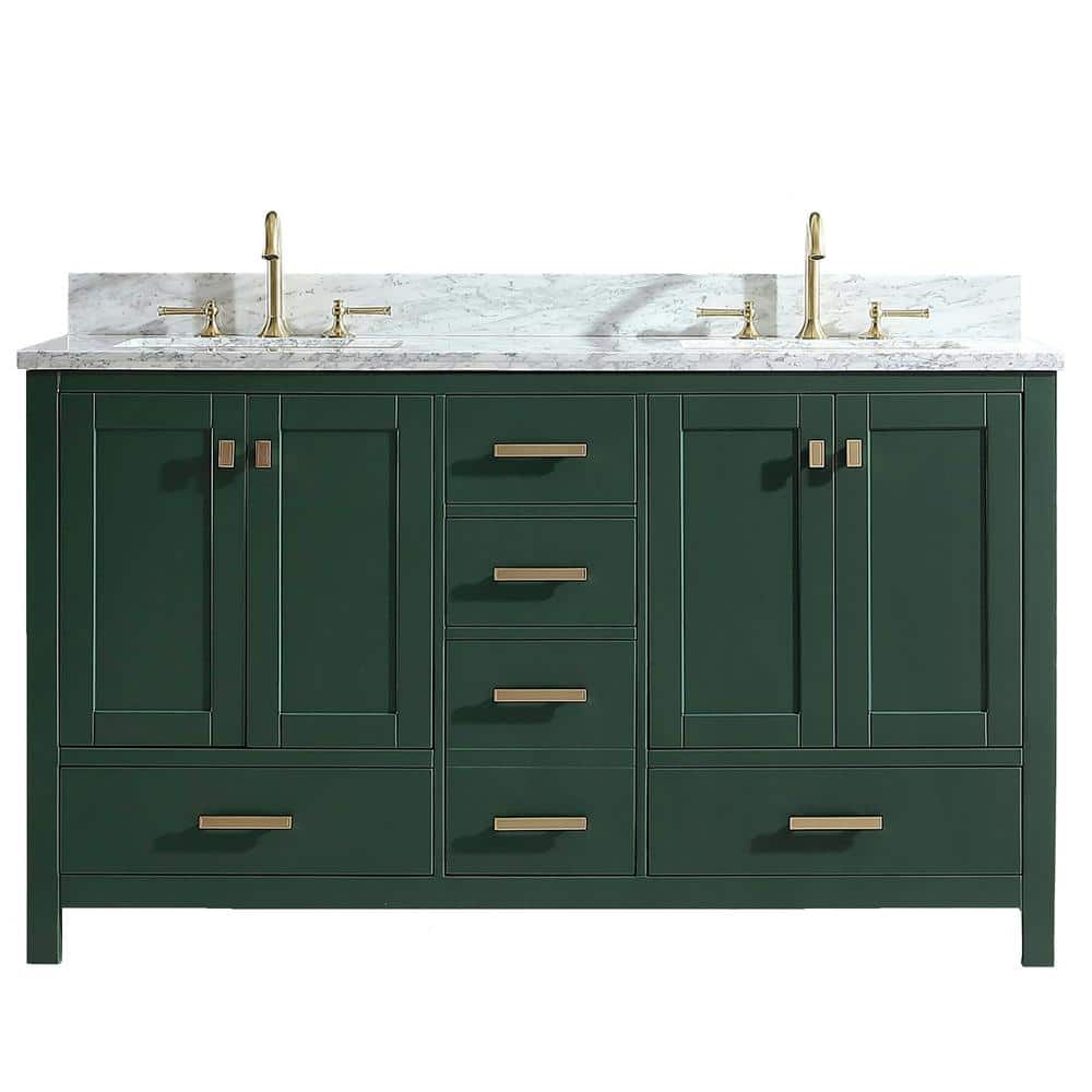 Shylah 60 in.W x 22 in.D x 35.4 in.H Free-standing Double Sinks Bath Vanity