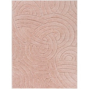 Bozzano Pale Pink 8 ft. x 10 ft. Indoor Area Rug