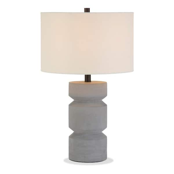 Meyer Cross Reyna Table Lamp In Concrete Tl0087 The Home Depot Meyer Cross Reyna Table Lamp In, Mackinaw Natural Floor Lamp