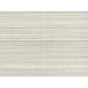 Zoysia Platinum Grasscloth Wallpaper Grass Cloth Peelable Wallpaper (Covers 72 sq. ft.)