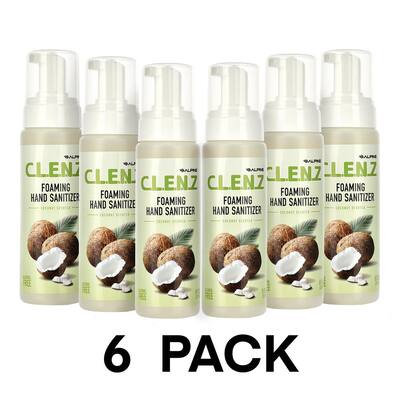 CLENZ 8 oz. Coconut Scented Foaming Hand Sanitizer (6-Pack)