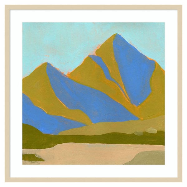 Amanti Art High California Hills III by Jacob Green 1-Piece Framed Giclee Nature Art Print 33 in x 33 in