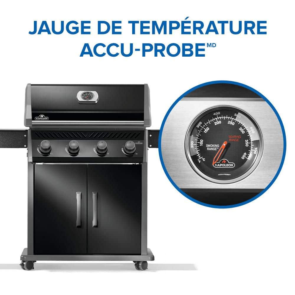Napoleon Rogue 525 Black Propane Gas Grill with 4 Burners