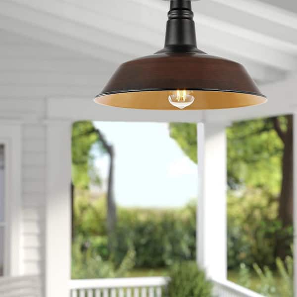 JONATHAN Y Camila 14 in. 1-Light Classic Industrial Indoor