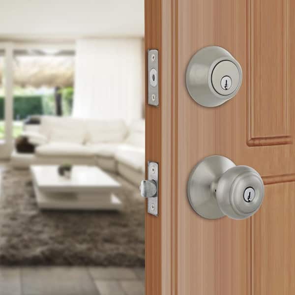 Hartford Satin Nickel Single Cylinder Keyed Entry Project Pack