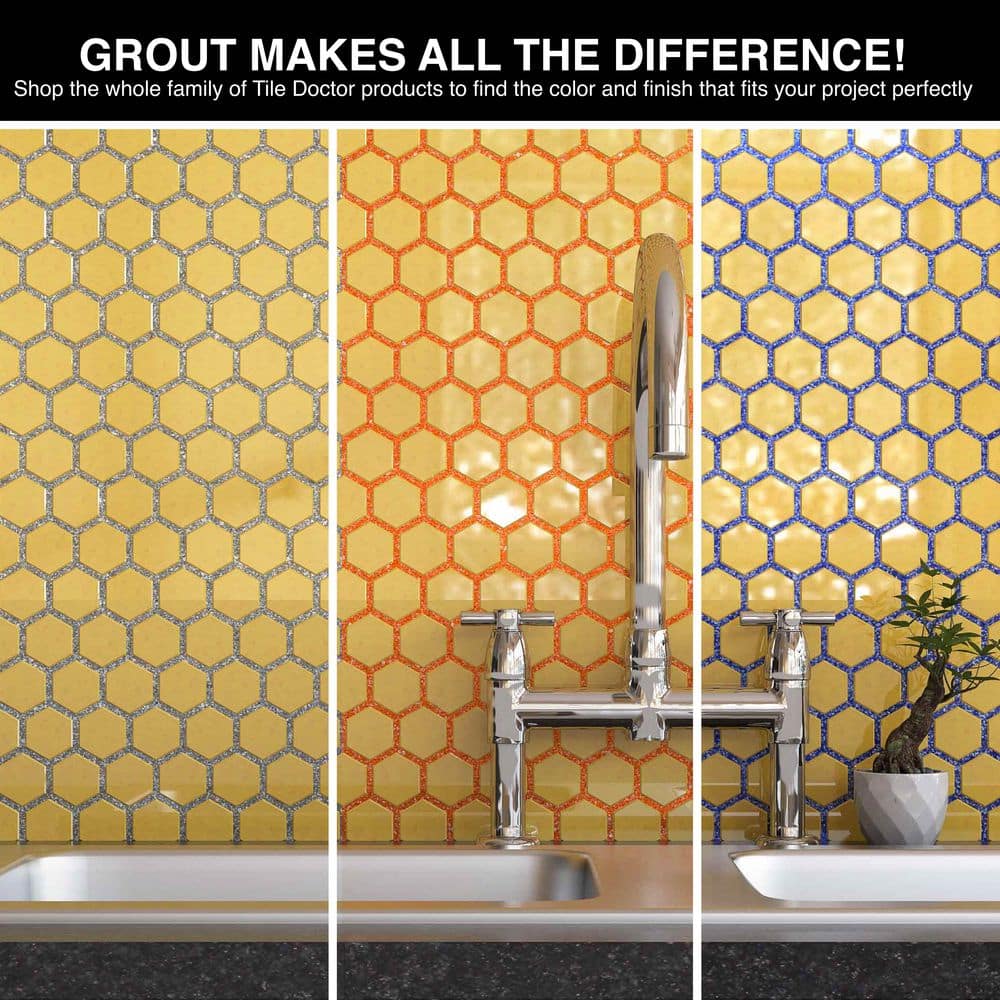 White Pearl Crystal Glass Grout with Jewels Additive Combo