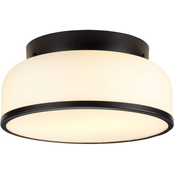 Progress Lighting Parkhurst Collection 2-Light Matte Black New