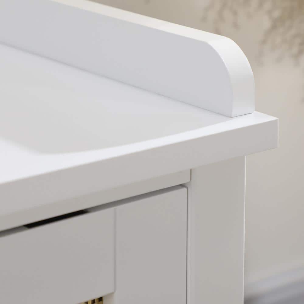 White Pine Wood Shoe Storage Bench with Rattan Sliding Doors