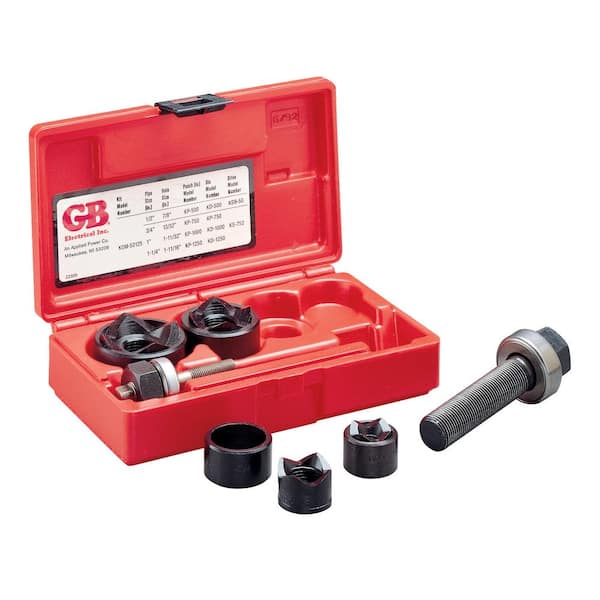 2-1/2 inch, 3 inch, 3-1/2 inch, 4 inch Conduit Punch and Die Set