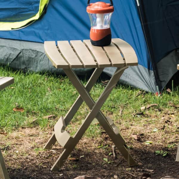 Adams Quik Fold Square Outdoor End Table 15.2 in W x 17.4 in L 258434