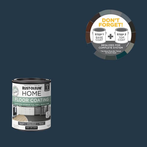 1 qt. Navy Interior Floor Base Coating