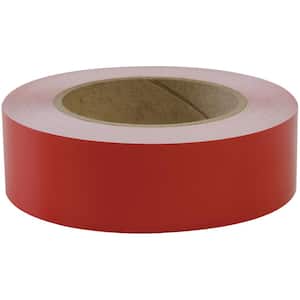2 in. x 50 ft. Self-Adhesive Boat Striping Tape, Red