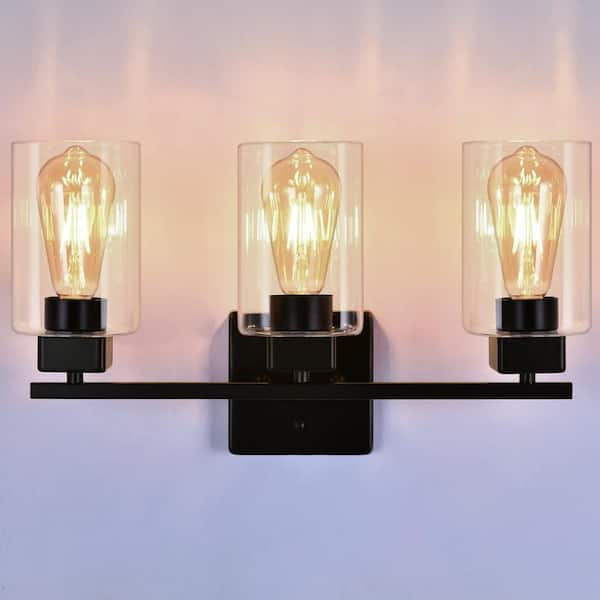 Latitude Run® 6 - Light Dimmable Black/Clear Vanity Light & Reviews