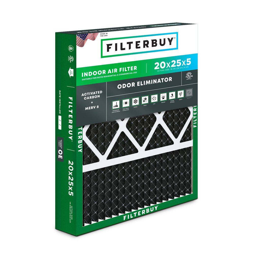 20 in. x 25 in. x 5 in. MERV 8 (FPR 5) Odor Eliminator Pleated HVAC AC Furnace Air Filters for Honeywell (1-Pack) price history on PriceWatchPro