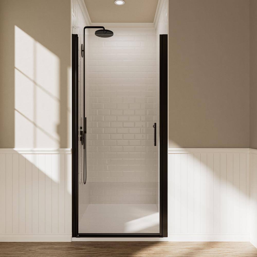 Reviews for NANAWO 34 in. W x 72 in. H Frameless Hinged Shower Door