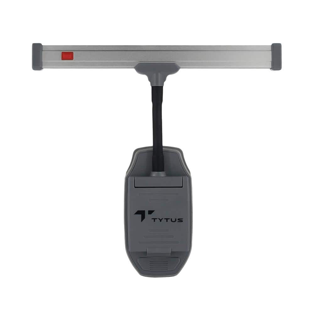 Gray Battery Operated LED Clamp Grill Light