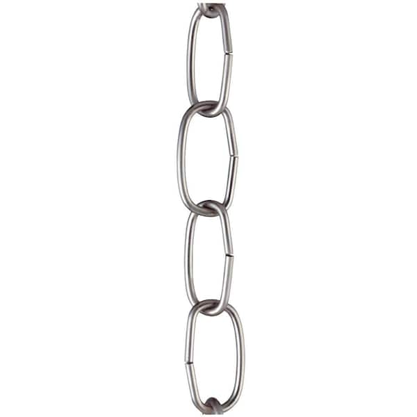 Commercial Electric 3 ft. 11-Gauge Brushed Nickel Fixture Chain