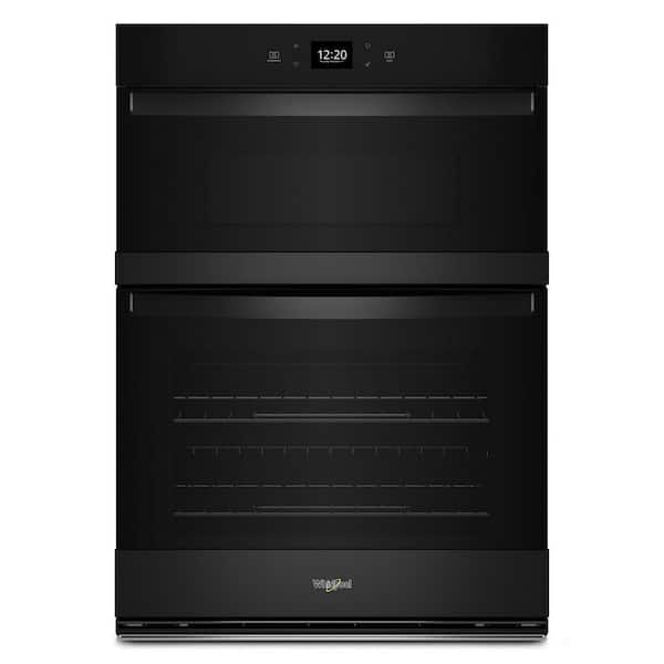 Whirlpool 27 in. Electric Wall Oven & Microwave Combo in. Black with Convection and Air Fry