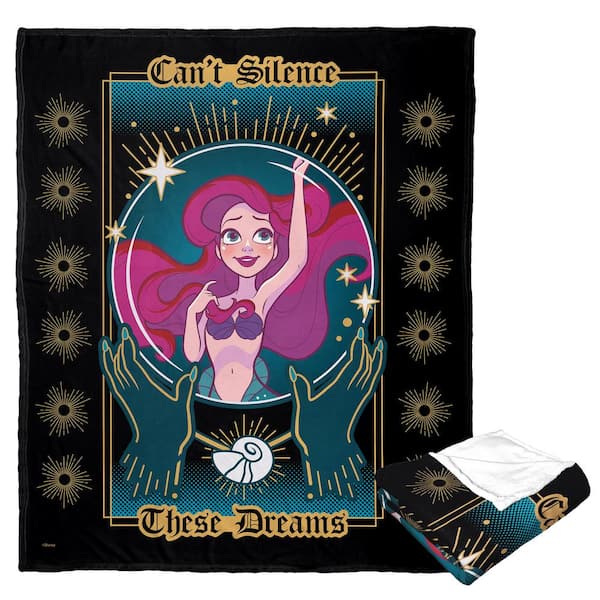 THE NORTHWEST GROUP Disney Princesses Mystical Ariel Silk Touch Multi ...