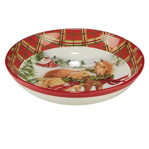 Christmas on the Farm by Susan Winget 13.25 in. Serving/Pasta Bowl