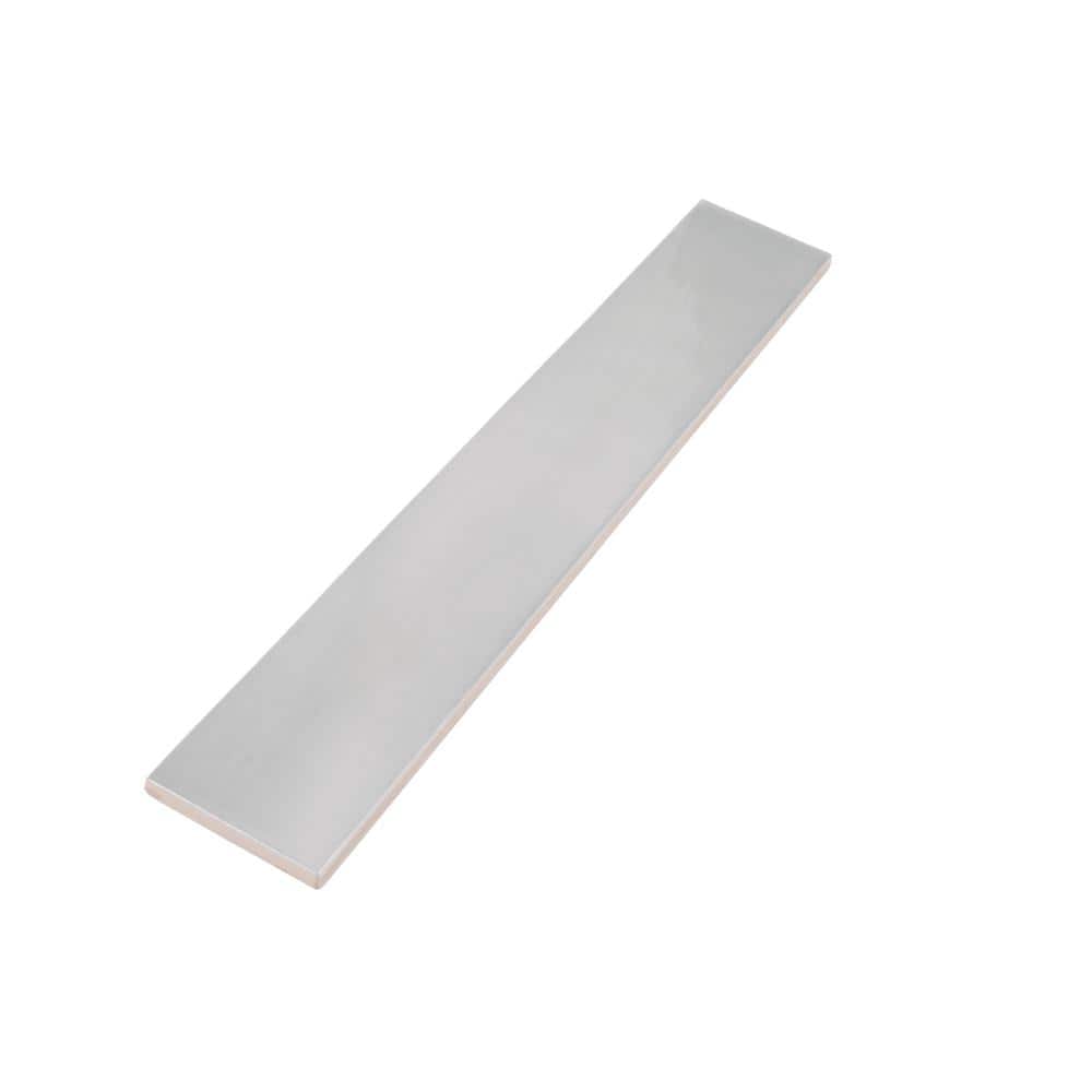 Gray Glossy Ceramic Subway Tile for Walls and Floors
