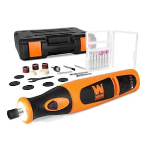 Variable Speed Lithium-Ion Cordless Rotary Tool Kit with 24-Piece Accessory Set, Charger, and Carrying Case