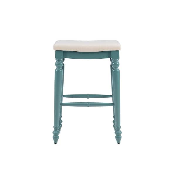 Blue backless online bar stools