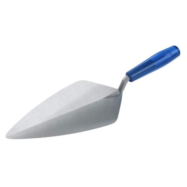 Bon Tool 11-1/2 in. Narrow London Forged Brick Trowel with Plastic Handle