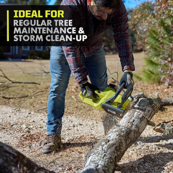 RYOBI ONE+ HP 18V Brushless 10 in. Cordless Battery Chainsaw (Tool