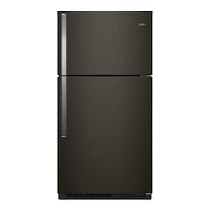 21.3 cu. ft. Top Freezer Refrigerator in Fingerprint Resistant Black Stainless