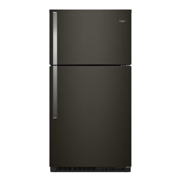 Whirlpool 21.3 cu. ft. Top Freezer Refrigerator in Fingerprint Resistant Black Stainless