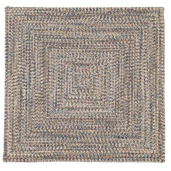 Wesley Lake Blue Doormat 4 ft. x 4 ft. Tweed Indoor/Outdoor Area Rug