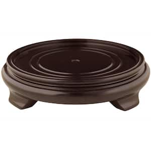 Rosewood 11.5 in. W Decorative Round Stand