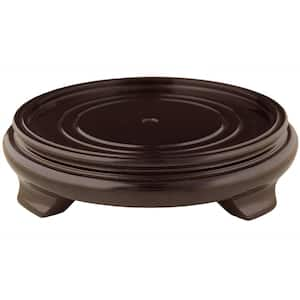 Rosewood 4 in. W Decorative Round Stand