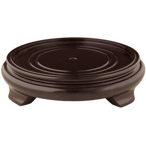Rosewood 6 in. W Decorative Round Stand