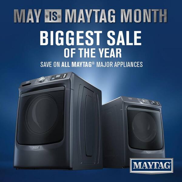 Maytag Natural Gas Dryer (MGD5030MW) - White Maytag Natural Gas Dryer (MGD5030MW) - White